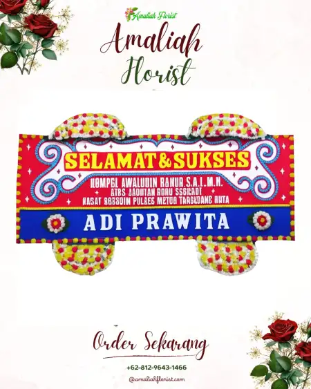 Papan Bunga Ucapan Selamat gabuswetan